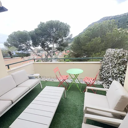 Lägenhet Charming Duplex, Pool, Sea View Ii